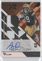 Rookie Triple Swatch Autographs - AJ Dillon #/25