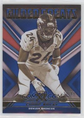 2020 Panini XR - Gilded Greats - Blue #8 - Champ Bailey /99