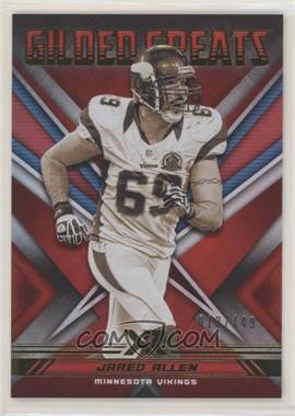 2020 Panini XR - Gilded Greats - Red #1 - Jared Allen /149