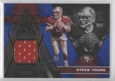 2020 Panini XR - Summit Swatches - Blue #SS-11 - Steve Young /25