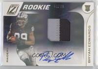 Rookie Patch Autographs - Bryan Edwards #/99