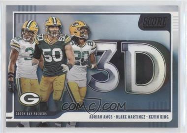 2020 Score - 3D #3D-BKA - Adrian Amos, Blake Martinez, Kevin King