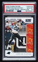 Christian McCaffrey [PSA 10 GEM MT] #/100