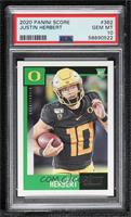 Rookies - Justin Herbert [PSA 10 GEM MT]