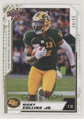 2020 Upper Deck CFL - [Base] - Gold #77 - Ricky Collins Jr. /50