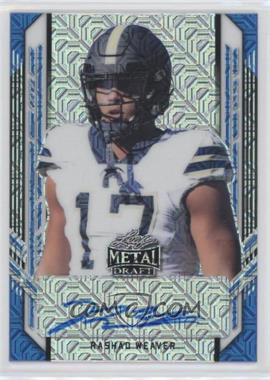 2021 Leaf Metal Draft - Portrait Autographs - Blue Mojo #PA-RW1 - Rashad Weaver /10