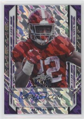 2021 Leaf Metal Draft - Portrait Autographs - Purple Marble #PA-NH1 - Najee Harris /30