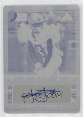 2021 Leaf Pro Set Power - Base Autographs - Printing Plate Yellow #BA-JJ1 - Johnny Johnson III /1