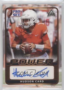 2021 Leaf Pro Set Power - Base Autographs #BA-HC1 - Hudson Card