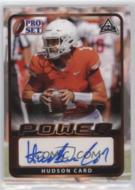 2021 Leaf Pro Set Power - Base Autographs #BA-HC1 - Hudson Card