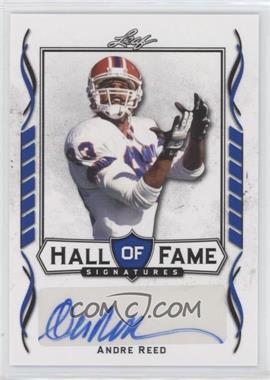 2021 Leaf Signature - Hall of Fame Autographs - Blue #HOF-AR1 - Andre Reed