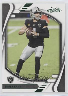 2021 Panini Absolute - [Base] - Green #70 - Derek Carr