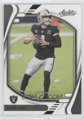 2021 Panini Absolute - [Base] - Green #70 - Derek Carr