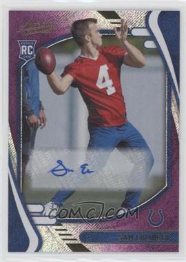 2021 Panini Absolute - [Base] - Purple Rain Signatures #179 - Rookies - Sam Ehlinger /5