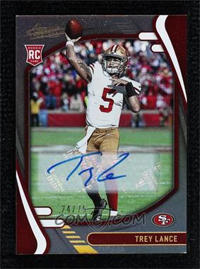 2021 Panini Absolute - [Base] - Spectrum Signatures #103 - Rookies - Trey Lance /75