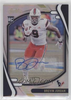 2021 Panini Absolute - [Base] - Spectrum Signatures #171 - Rookies - Brevin Jordan /199