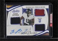 Rookie Premiere Materials Autos - Rashod Bateman [Uncirculated] #/399