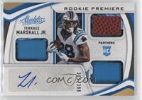 Rookie Premiere Materials Autos - Terrace Marshall Jr. #/399