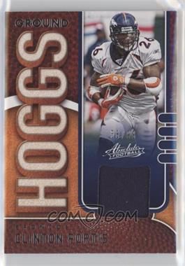 2021 Panini Absolute - Ground Hoggs Materials #GH29 - Clinton Portis /99