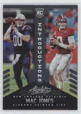 2021 Panini Absolute - Introductions #INT-9 - Mac Jones