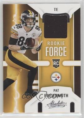 2021 Panini Absolute - Rookie Force Relics #RF-PFR - Pat Freiermuth