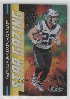 2021 Panini Absolute - Star Gazing - Spectrum Gold #SG10 - Christian McCaffrey /10