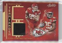 Travis Kelce, Clyde Edwards-Helaire #/75