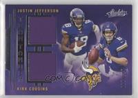 Justin Jefferson, Kirk Cousins #/199