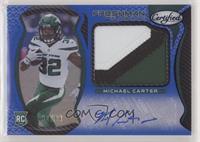 Freshman Fabric Mirror Signatures - Michael Carter #/99