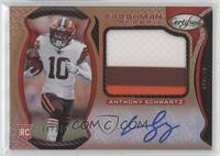 Freshman Fabric Mirror Signatures - Anthony Schwartz #/349