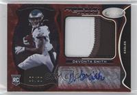 Freshman Fabric Mirror Signatures - DeVonta Smith #/20