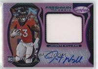 Freshman Fabric Mirror Signatures - Javonte Williams #/199