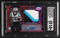 Freshman Fabric Mirror Signatures - Chuba Hubbard [SGC 10 GEM] #/199