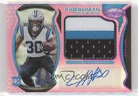 Freshman Fabric Mirror Signatures - Chuba Hubbard #/199