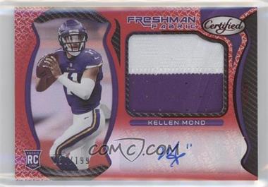 2021 Panini Certified - [Base] - Mirror Red #221 - Freshman Fabric Mirror Signatures - Kellen Mond /199