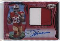 Freshman Fabric Mirror Signatures - Trey Sermon #/199