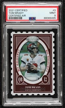 2021 Panini Certified - Certified Air #CA-9 - Tom Brady [PSA 9 MINT]