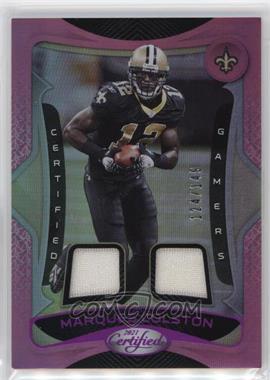 2021 Panini Certified - Certified Gamers Mirror - Pink #14 - Marques Colston /149