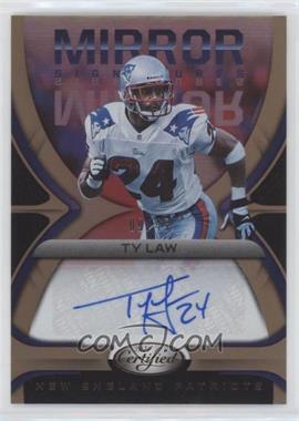 2021 Panini Certified - Mirror Signatures - Bronze #MS-TL - Ty Law /45 [EX to NM]