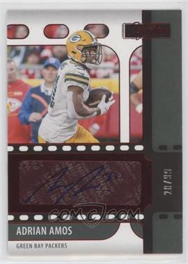 2021 Panini Chronicles - Signature Series - Red #SS-AAM - Adrian Amos /99