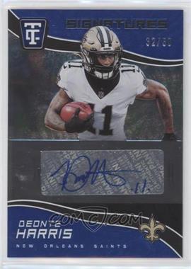2021 Panini Chronicles - Totally Certified Signatures - Blue #TCS-DHA.2 - Deonte Harris /50