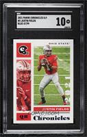 Base Chronicles - Justin Fields [SGC 10 GEM] #/99