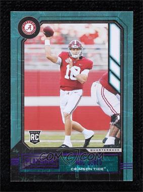 2021 Panini Chronicles Draft Picks - [Base] - Purple #340 - Playbook - Mac Jones /49