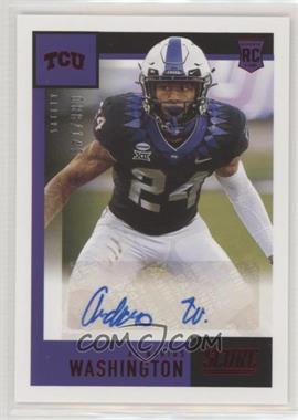 2021 Panini Chronicles Draft Picks - Score Rookie Autographs - Red #SA-ADW - Ar'Darius Washington /149