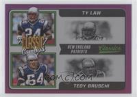 Tedy Bruschi, Ty Law #/25