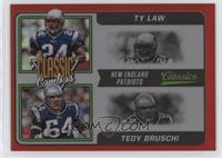 Tedy Bruschi, Ty Law #/50