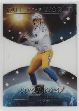 2021 Panini Clearly Donruss - Clearly Out of this World #OW-JH - Justin Herbert