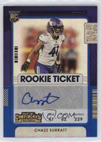 Rookie Ticket - Chazz Surratt