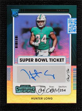 2021 Panini Contenders - [Base] - Super Bowl Ticket #185 - Rookie Ticket - Hunter Long /1