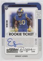 Rookie Ticket - Ernest Jones #/50